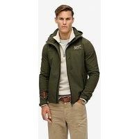 Superdry Hooded Soft Shell Trekker Jacket Army Khaki