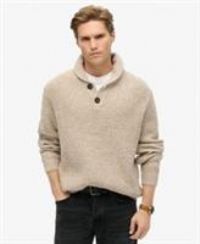 Superdry Mens Shawl Collar Jumper Size L - L Regular