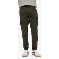 Superdry Parachute Straight Fit Cargo Trousers - Dark Green