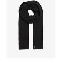 Superdry Essential Logo Knitted Scarf Black