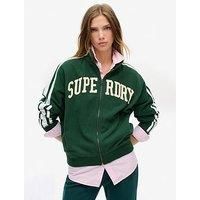 Superdry Athletic Zip Up Sweat - Green