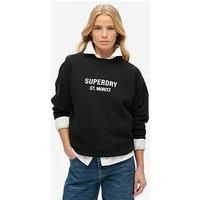 Superdry Womens Sport Luxe Loose Crew Sweatshirt