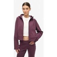 Superdry Womens Sport Tech Relaxed Zip Hoodie