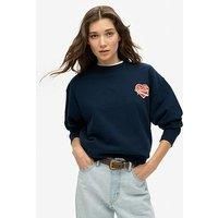 Superdry Workwear Embroiderer Loose Sweatshirt XS