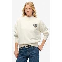 Superdry Womens Workwear Graphic Loose Sweatshirt