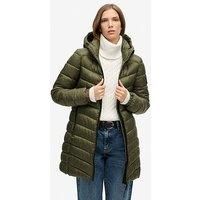 Superdry Hooded Fuji Mid Padded Jacket Coat, 8MI, 14 Jahre