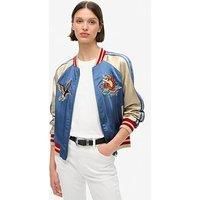 Superdry Suikajan Embroidered Bomber Jacket M