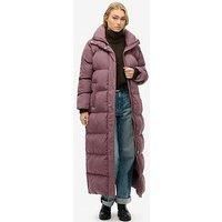 Superdry Maxi Longline Jacket M Purple