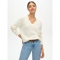 Superdry Essential V Neck Sweater L Bright White