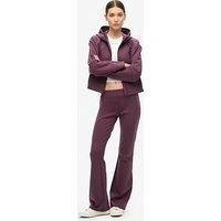 Superdry Sport Tech Low Rise Flared Joggers - Purple