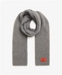 Superdry Womens Workwear Nep Knitted Scarf Size 1Size