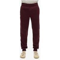 Superdry Men/'s Essential Logo Jogging Bottoms, Yellow-Brown Port Wine Red Mottled, XL