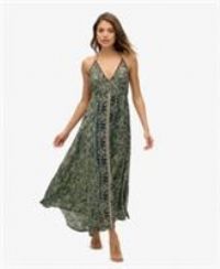 Superdry Womens Paisley Print Maxi Dress Size 14-16