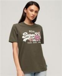 Superdry Womens Vintage Logo Narrative T-Shirt