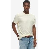 Superdry Men/'s Classic Essential T-Shirt, Brightest Sky Cream, XXL