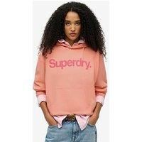 Superdry Core Logo City Hoodie L Pink