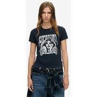 Superdry Womens Pop Archive Super Fitted T-Shirt