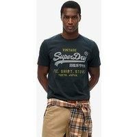 Superdry Vintage Logo Heritage Relaxed Shirt Men - S