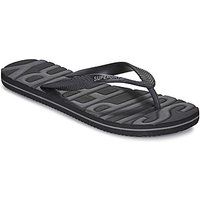 Superdry Women/'s Core Logo Flip Flop Sandal, Black, 7 UK