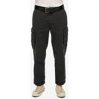 Superdry Parachute Straight Fit Cargo Trousers - Black