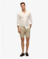 Superdry Mens The Merchant Store- Linen Shorts Size Xl - XL Regular