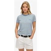 Superdry Essential Logo Str Fitted Short Sleeve T-Shirt M Blue