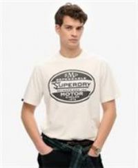 Superdry Mens Vintage Biker Loose T-Shirt Size L