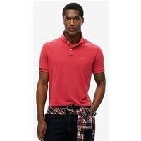 Superdry Mens Vintage Destroy Polo Shirt (UK, Alpha, L, Regular, Regular, Red)
