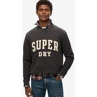 Superdry Vintage Athletic Crew Sweat - Black