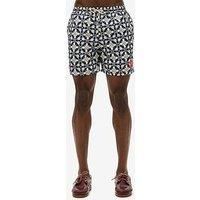 Superdry Tile Print 17-Inch Swim Shorts - Navy