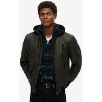 Superdry Men's Military MA1 Bomber Jacket, Green