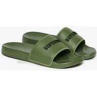 Superdry Tarp Core Slide - Dark Green