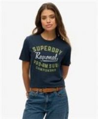 Superdry Womens Lo-Fi Outdoor Relaxed T-Shirt Size 8