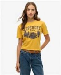 Superdry Womens Lo-Fi Outdoor Mono Relaxed T-Shirt Size 10
