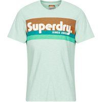 Superdry Terrain Logo Stripe Relxed Short Sleeve T-Shirt S Grey
