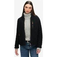 Superdry Outdoor Full Zip Fleece - Black