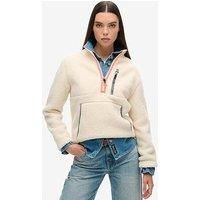 Superdry Outdoor Half Zip Fleece - Beige