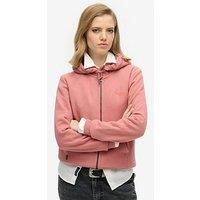 Superdry Essential Logo Zip Hoodie - Pink