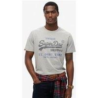 Superdry Vintage Logo Heritage Relaxed Shirt Men - S