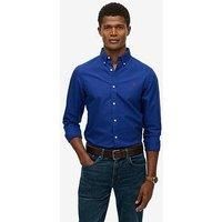 Superdry Superdry Classic Oxford Long Sleeve Shirt - Blue