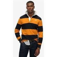 Superdry Superdry Vintage Athletic Rugby Long Sleeve T-Shirt - Yellow