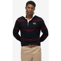 Superdry Vintage Athletic Stripe Rugby Long Sleeve T-Shirt