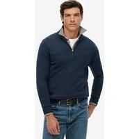 Superdry Essentials Cotton Half Zip Knitted Jumper