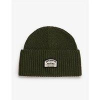 Superdry Trucker Knitted Beanie - Army Green
