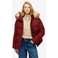 Superdry Everest 5 Baffle Puffer Jacket - Stanton Red