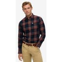 Superdry Lumberjack Shirt Michigan Check Navy