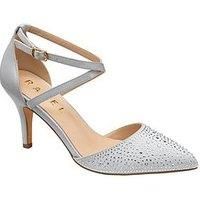 Ravel Rainsville Heeled Shoes - Silver Satin