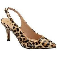 Ravel Kavan Womens Court Shoes 3 UK Leopard Print