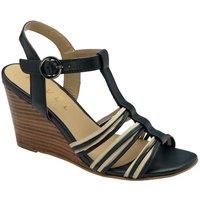 'Lagan' Leather Wedge Sandals