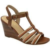 'Lagan' Leather Wedge Sandals